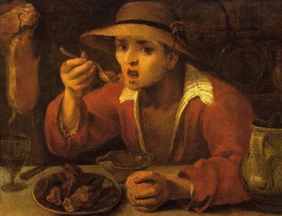El comedor de frijoles de Annibale Carracci